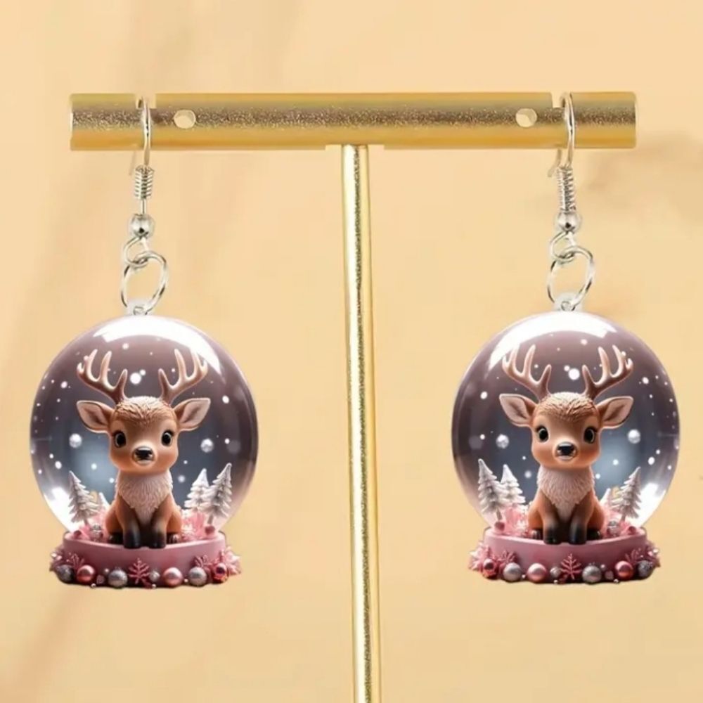 Hand Crafted Festive dangle earrings